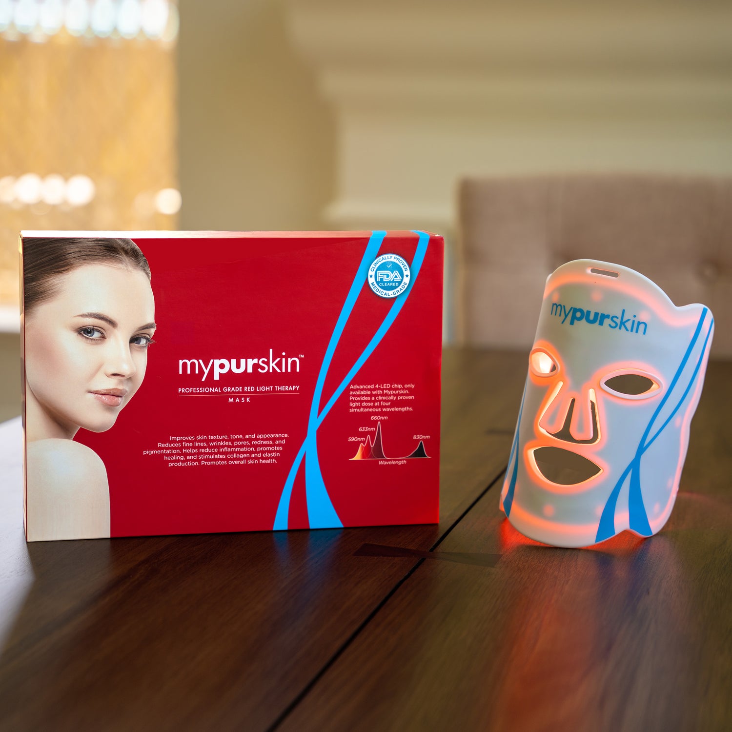 Mypurskin Professional Red Light Therapy Mask
